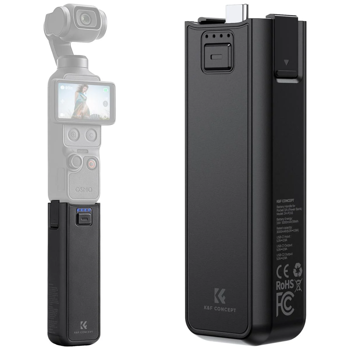 K&F Concept batterijgreep